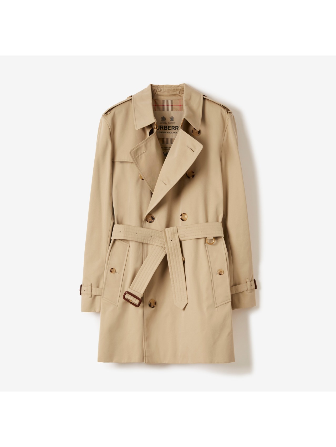 Long Kensington Heritage Trench Coat in Honey - Men | Burberry