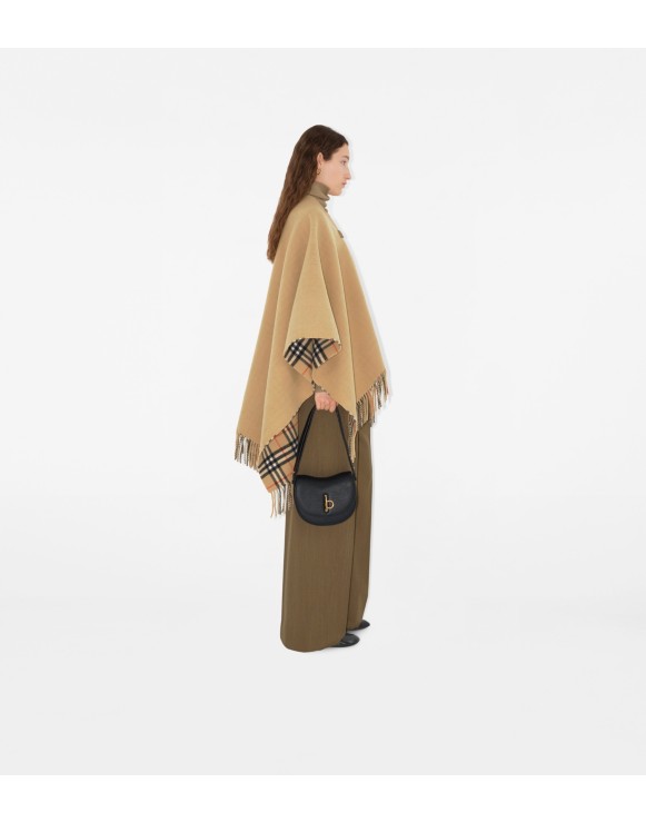 Cape en laine Check