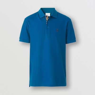 burberry blue polo shirt