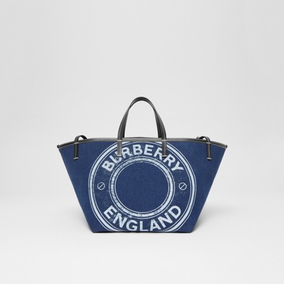 burberry logo tote bag