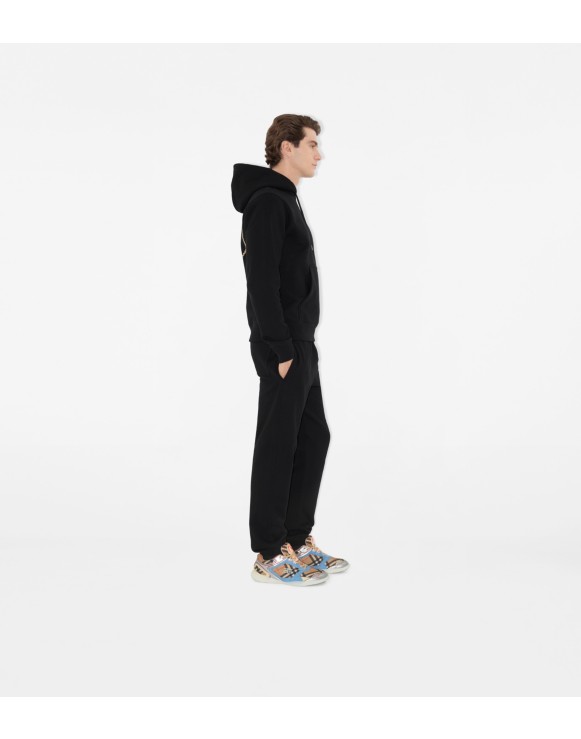 Knight Stamp Cotton Hoodie