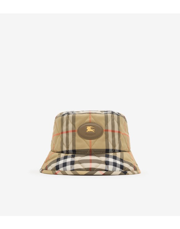 Quilted Horseshoe Bucket Hat