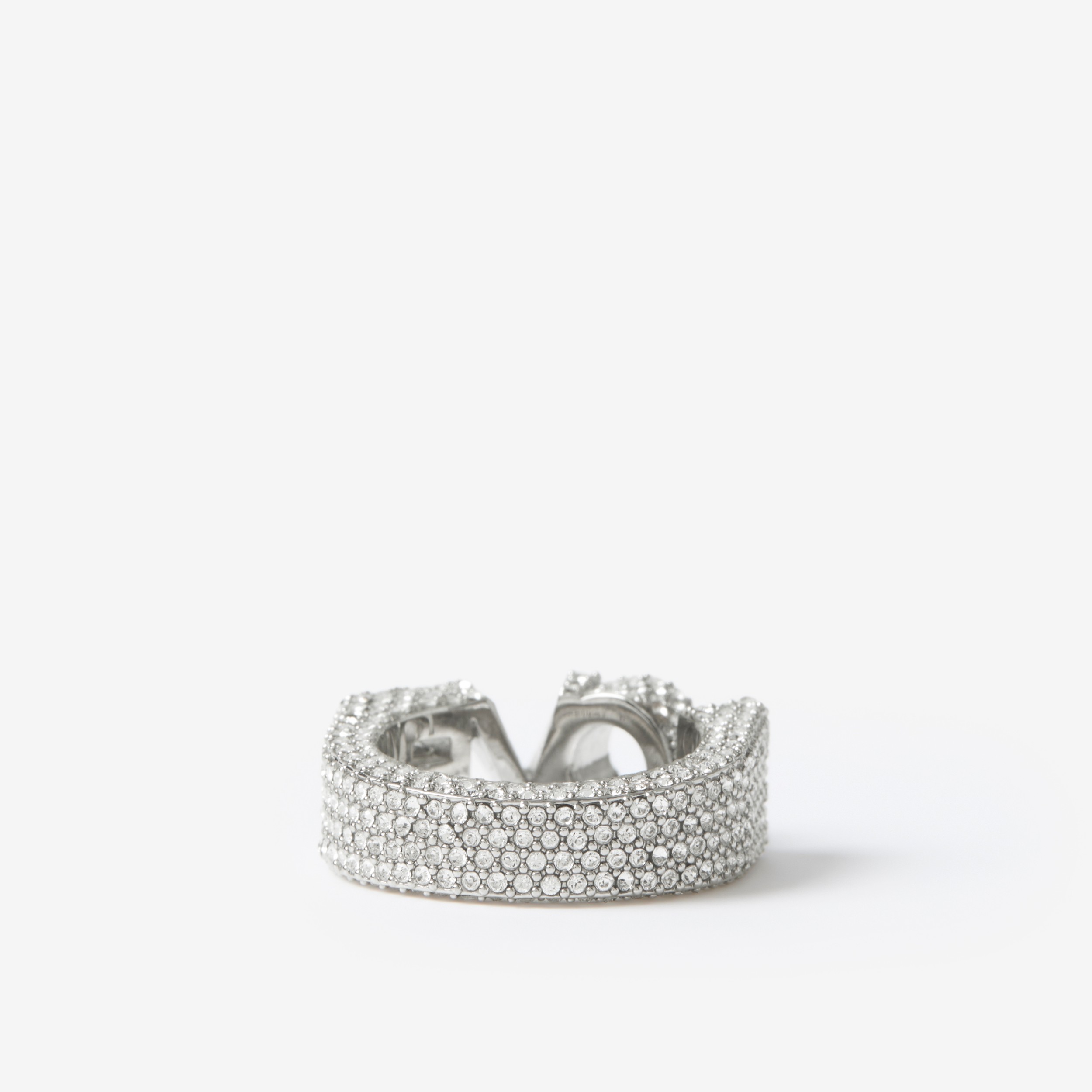 Palladinierter „Love“-Ring mit Kristalldetail (Palladium/kristallfarben) - Damen | Burberry® - 2