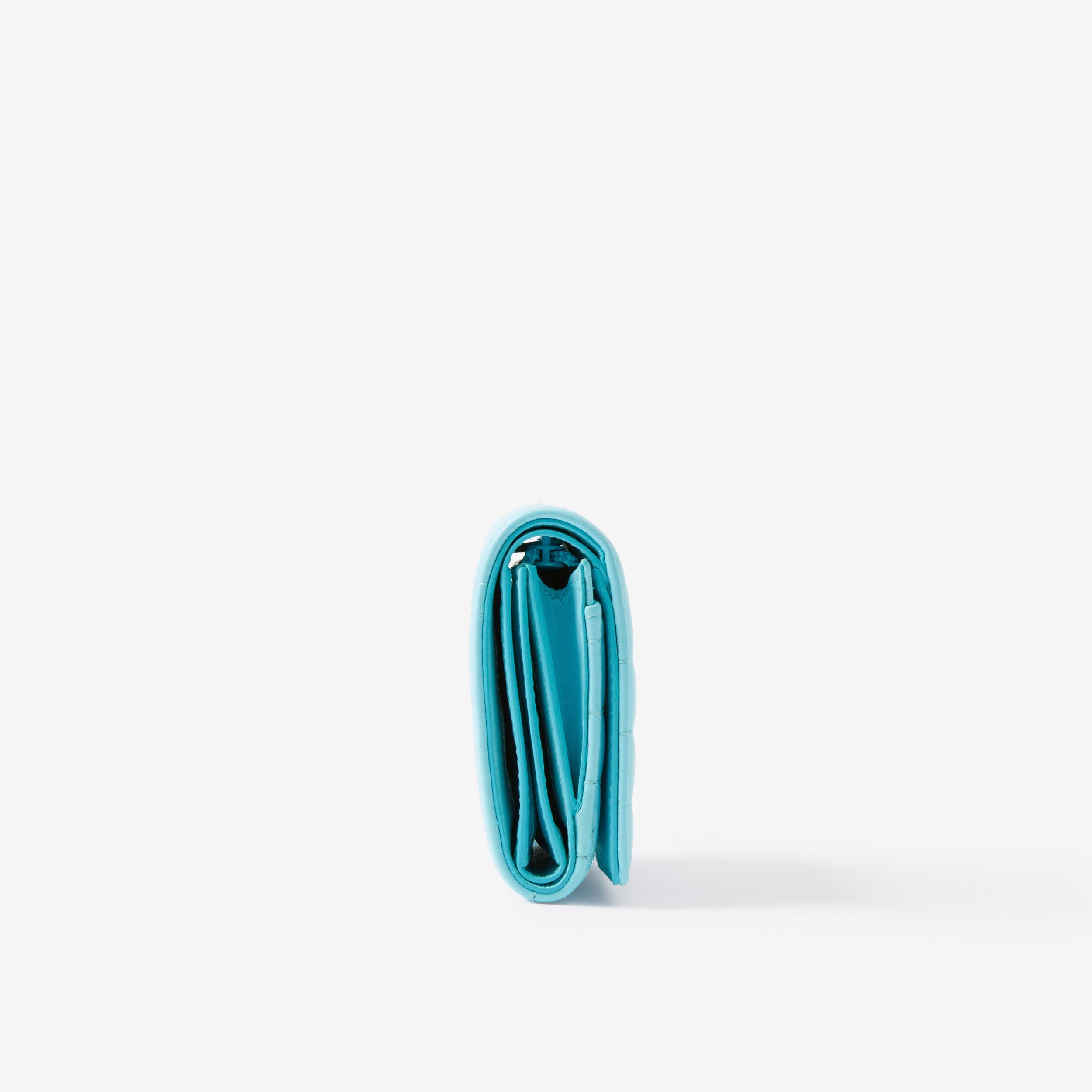 Kleine Faltbrieftasche „Lola“ aus Leder (Kühles Himmelblau) - Damen | Burberry® - 2