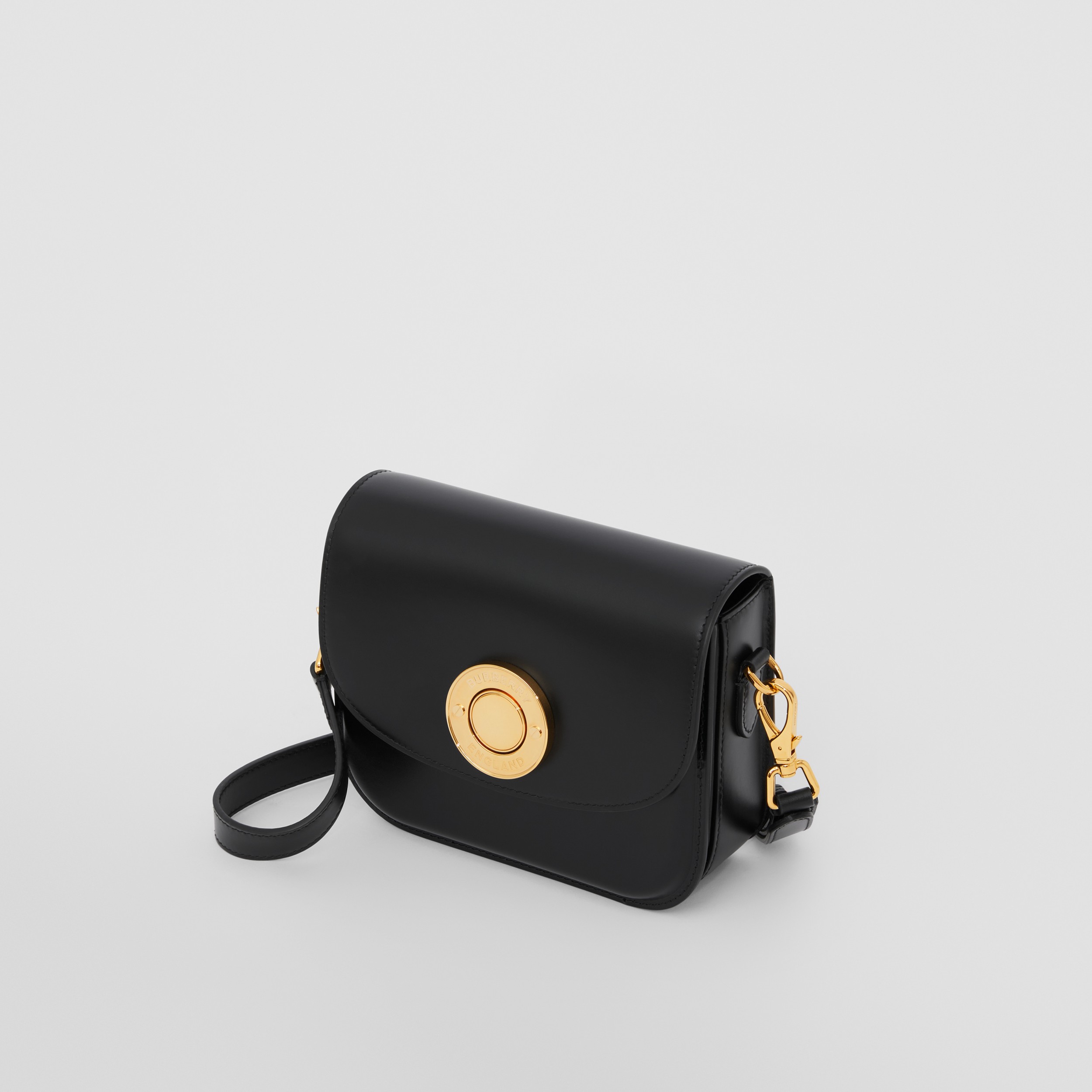 Leather Small Elizabeth Bag in Black - Women | Burberry® Official - 3