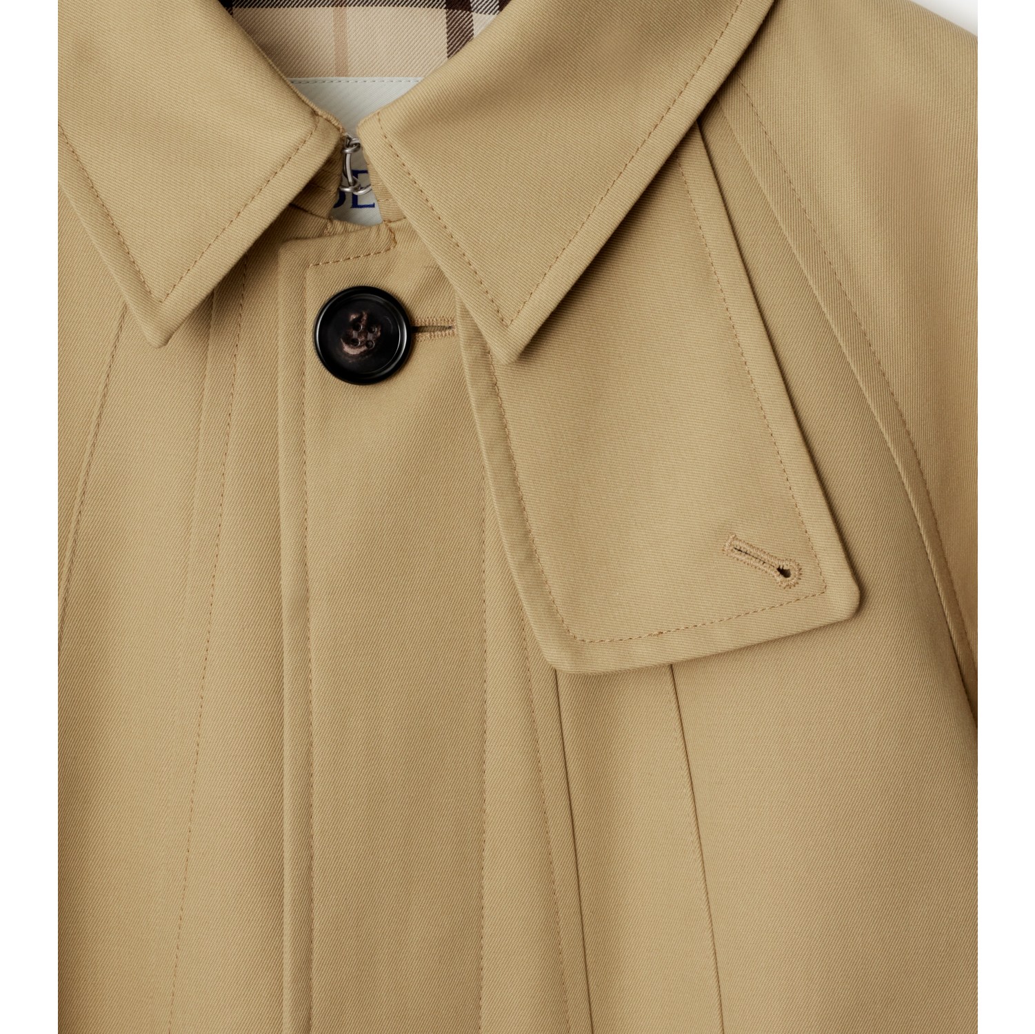 Long Cotton Twill Car Coat