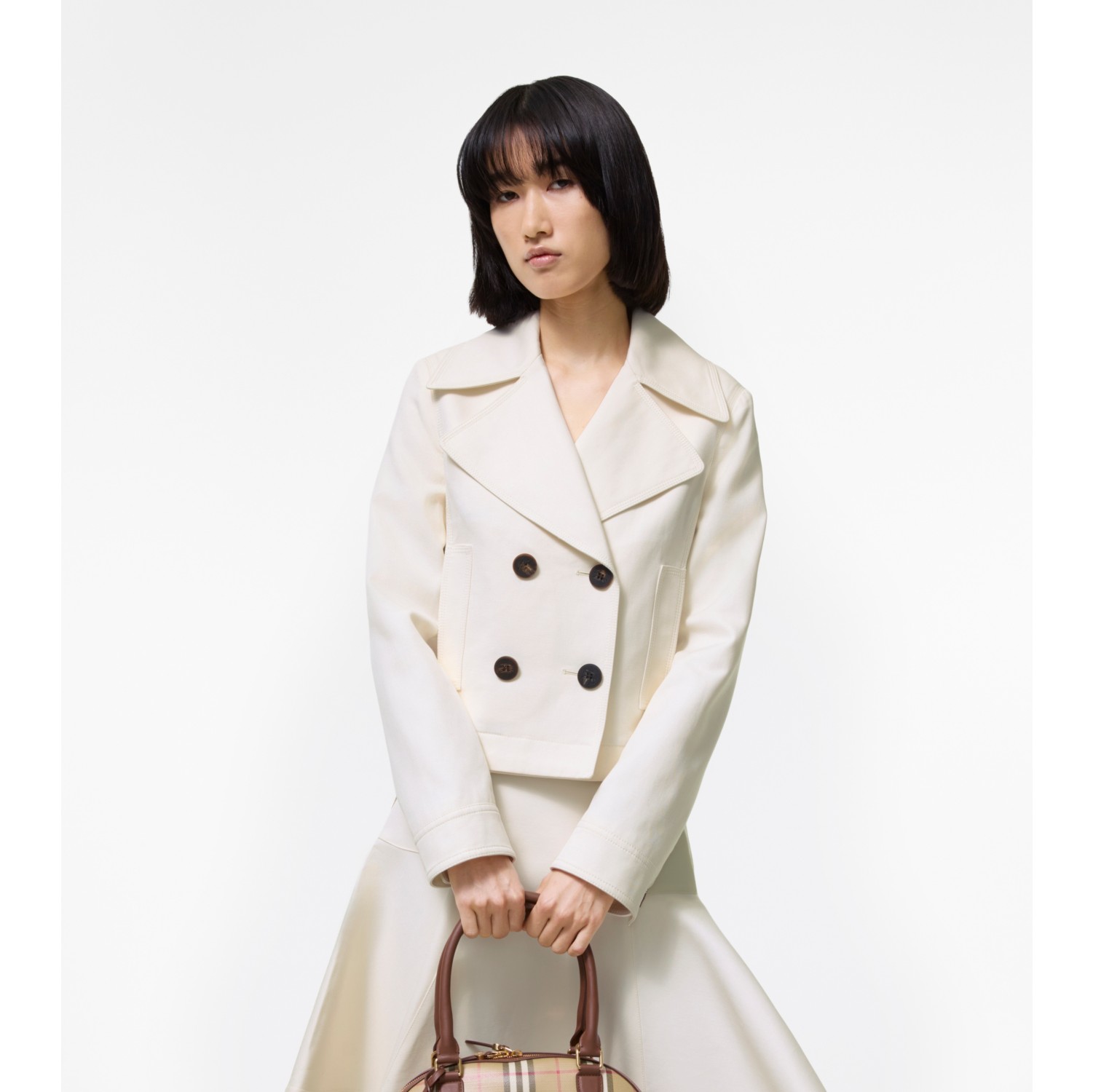 Cropped Cotton Jacket