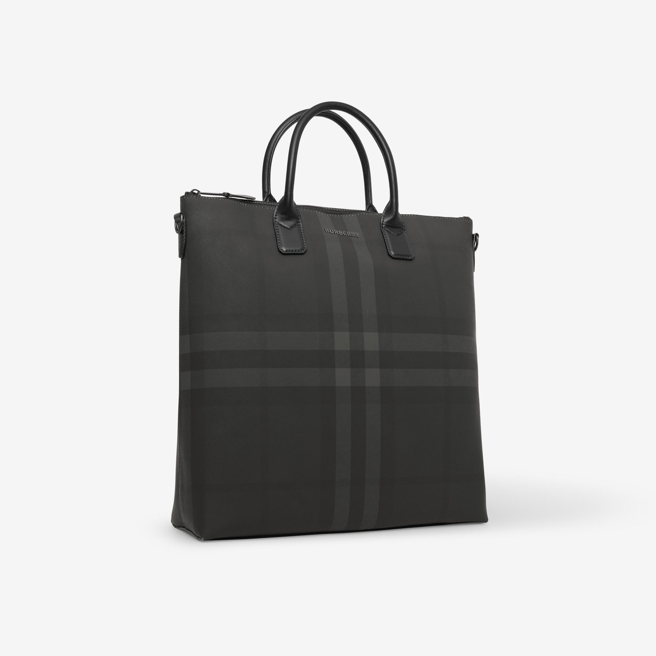 Cabas Stirling Check anthracite - Homme | Site officiel Burberry® - 2