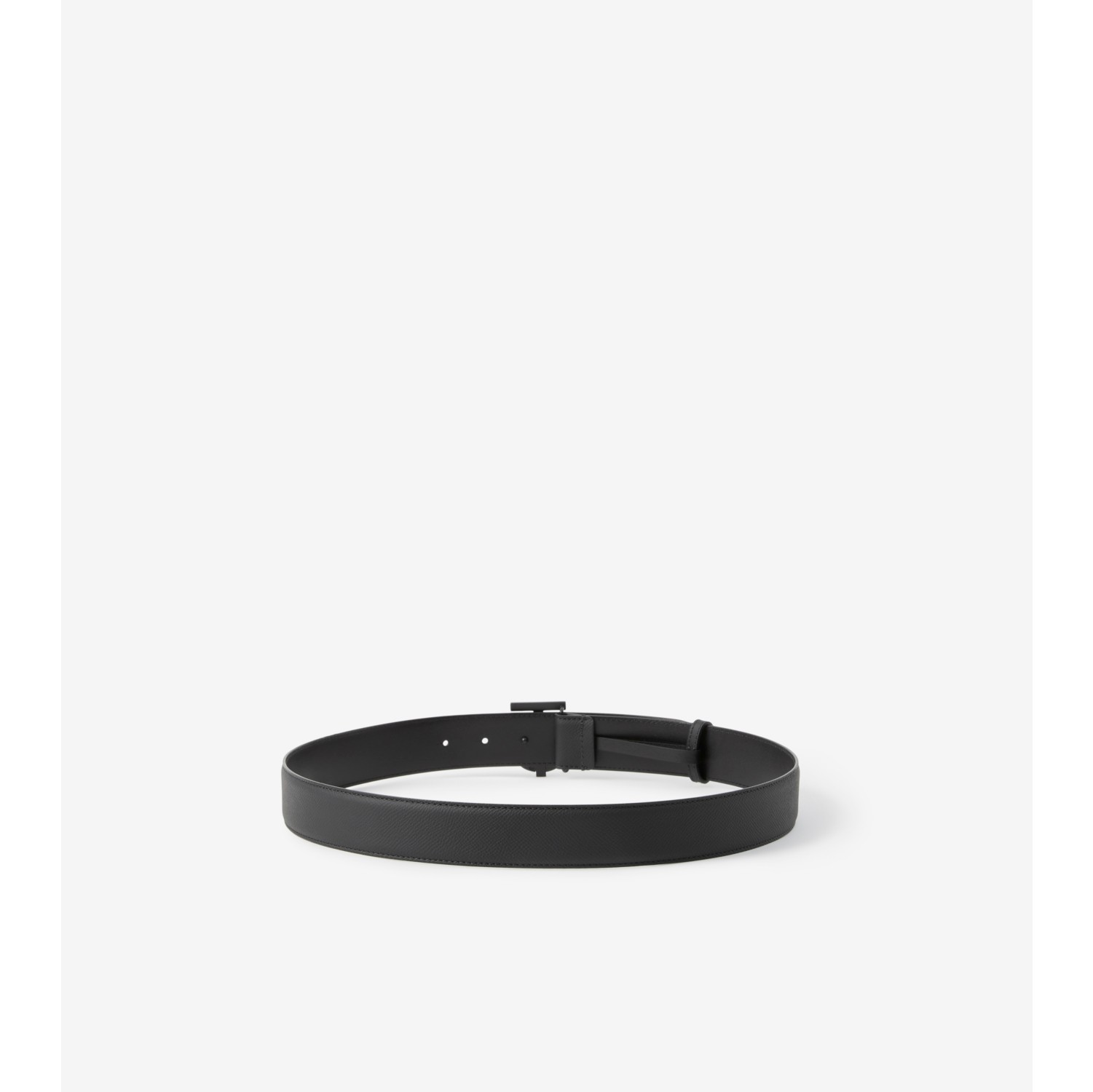 Burberry, Accessories, Burberry Black Leather Tb Belt