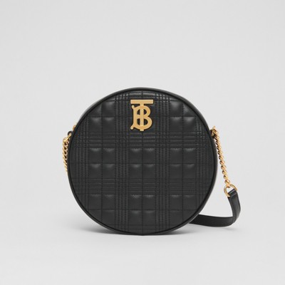 burberry round leather louise bag