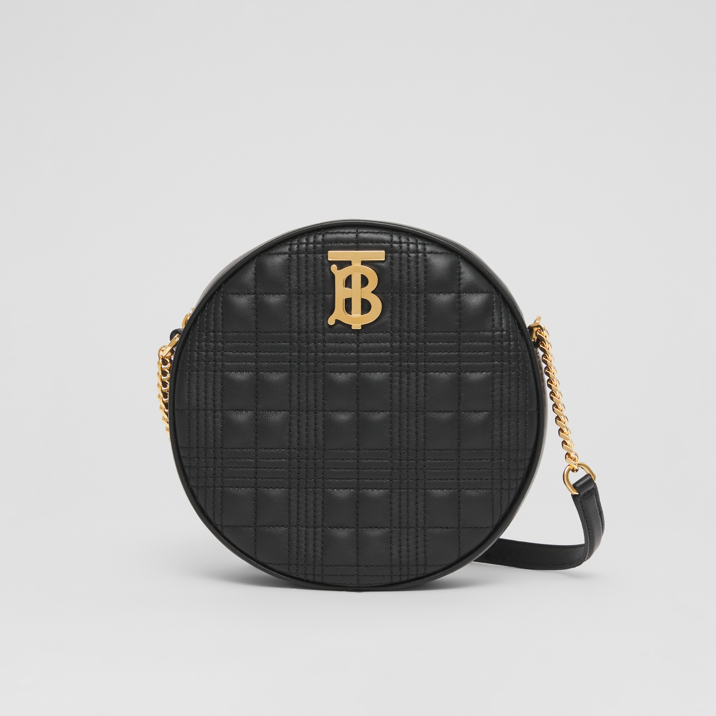 Quilted Lambskin Louise Bag in Black - Women | Burberry® Official - 1