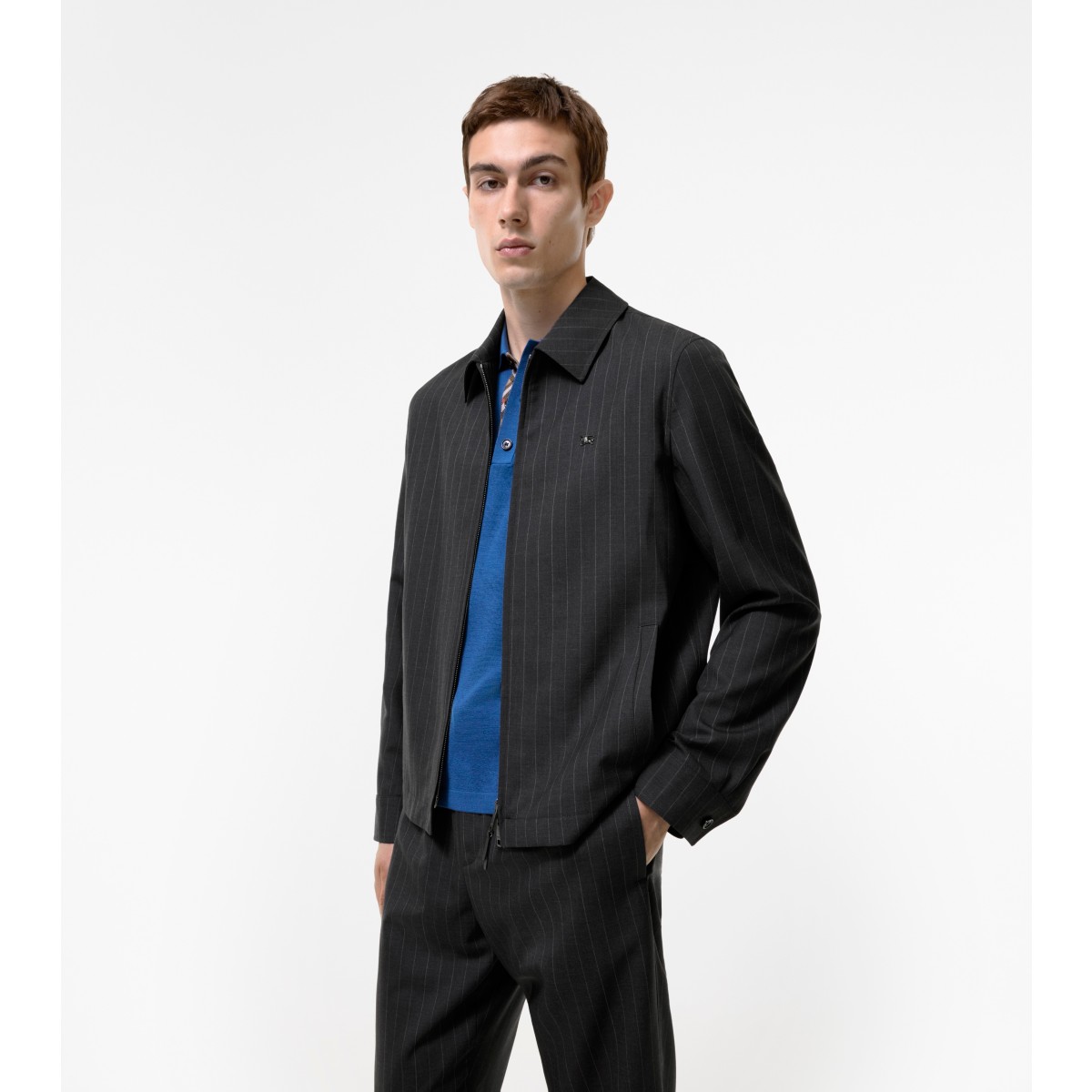  Stripe Wool Bloomsbury Track Jacket