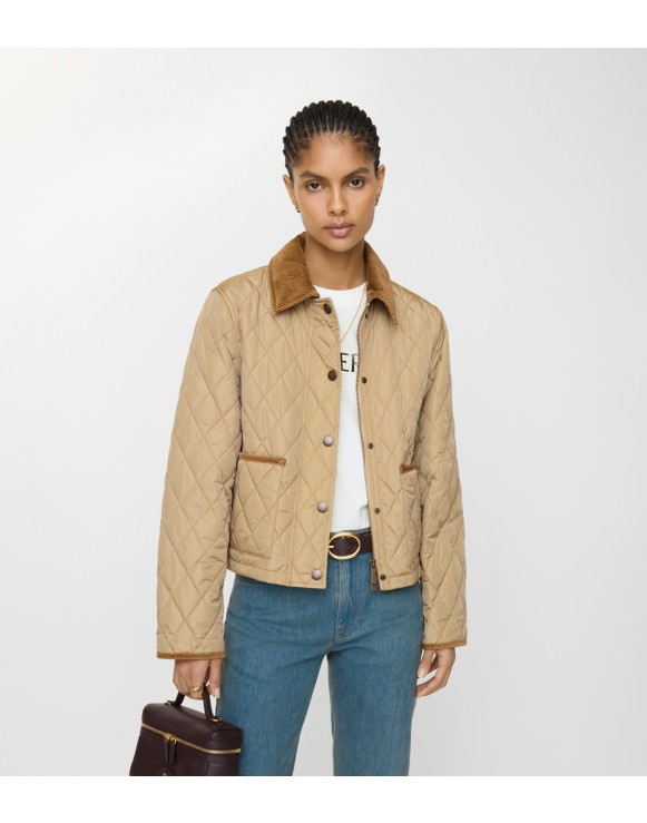 ウィメンズ デザイナー キルティングジャケット | Burberry®