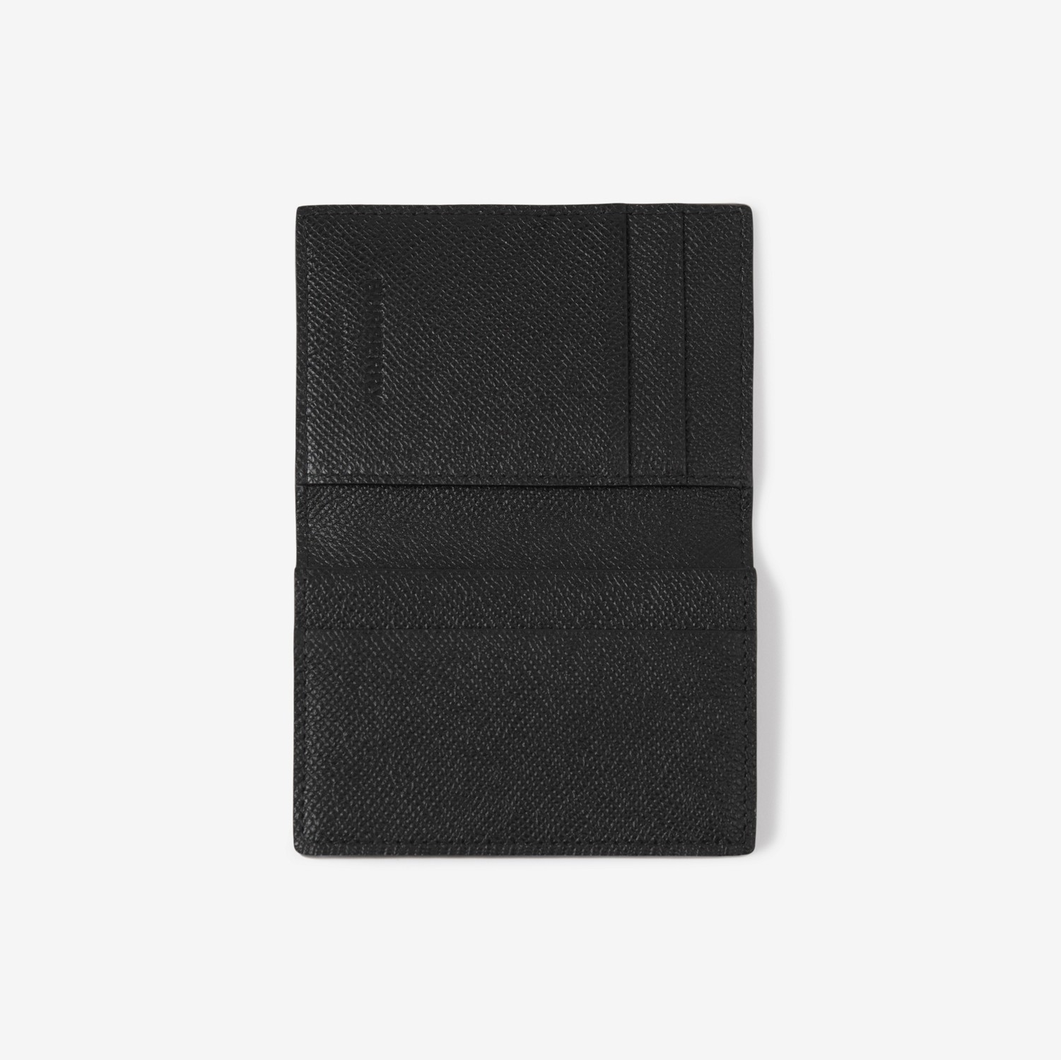 Grainy Leather TB Folding Card Case in Black - Men | Burberry® Official