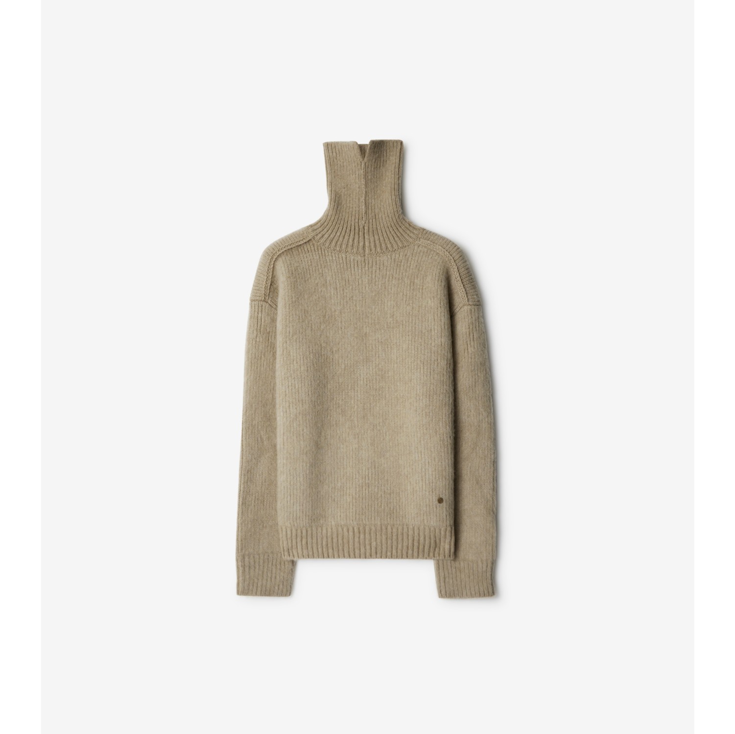 Wool Cashmere Sweater in Linden Men Burberry Official