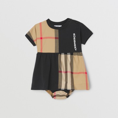 pink burberry dress baby