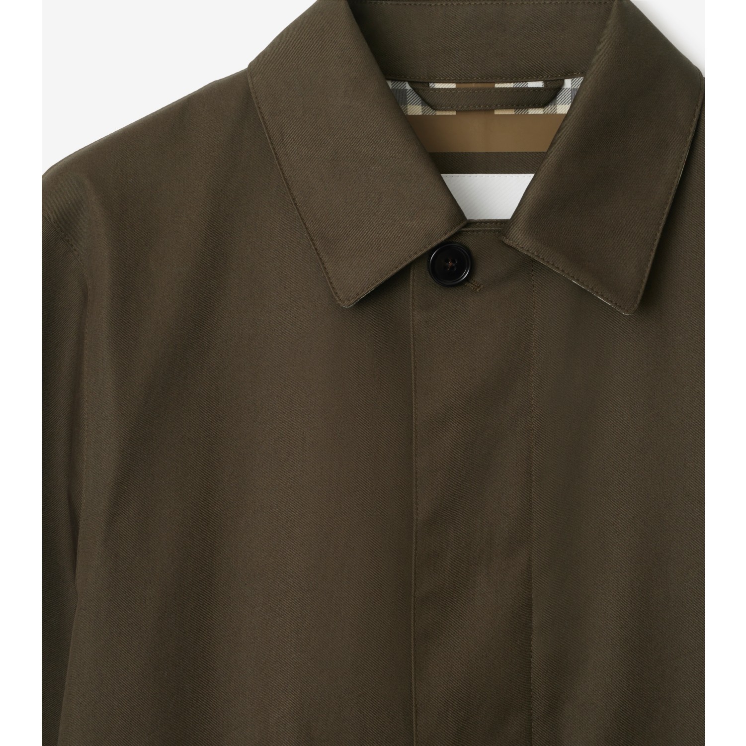 Mid-length Bonded Gabardine Car Coat