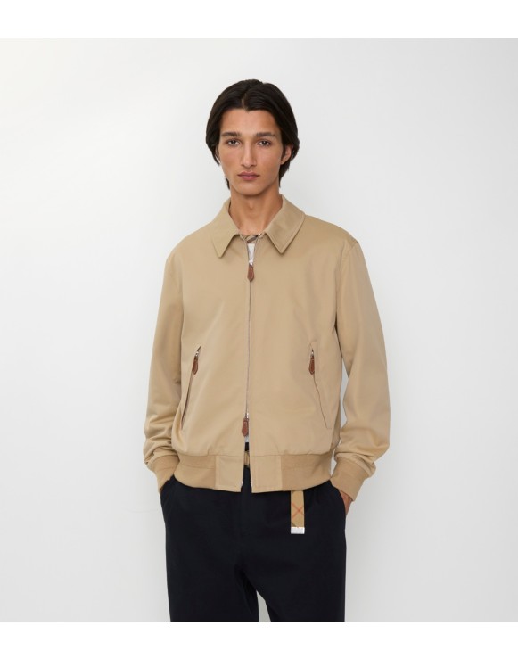 Veste Harrington en gabardine