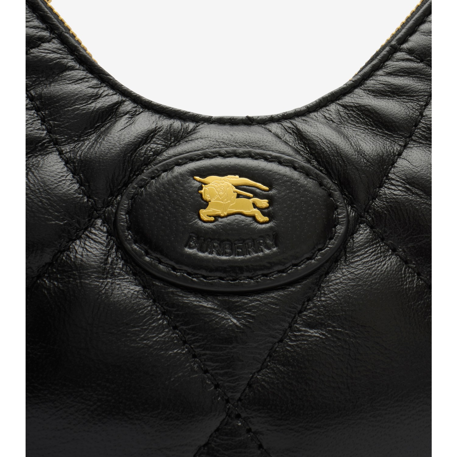 Horseshoe Chain Bag in Black - Women, Leather | Burberry® Official