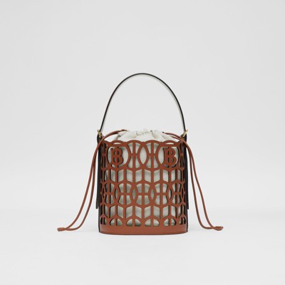 tan bucket bag