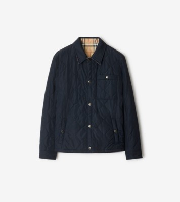 Burberry ジャケット Burberry Classics Nylon & Cotton Quilted Reversible Shirt