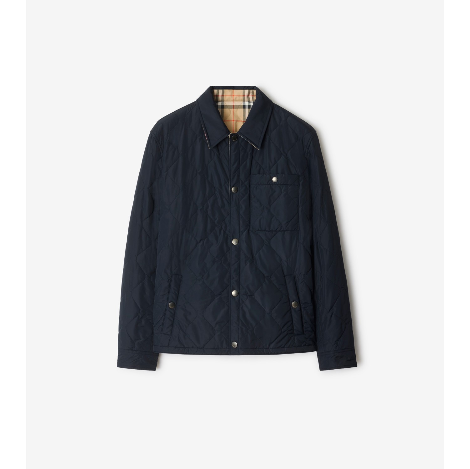 Reversible Quilted Nylon Overshirt