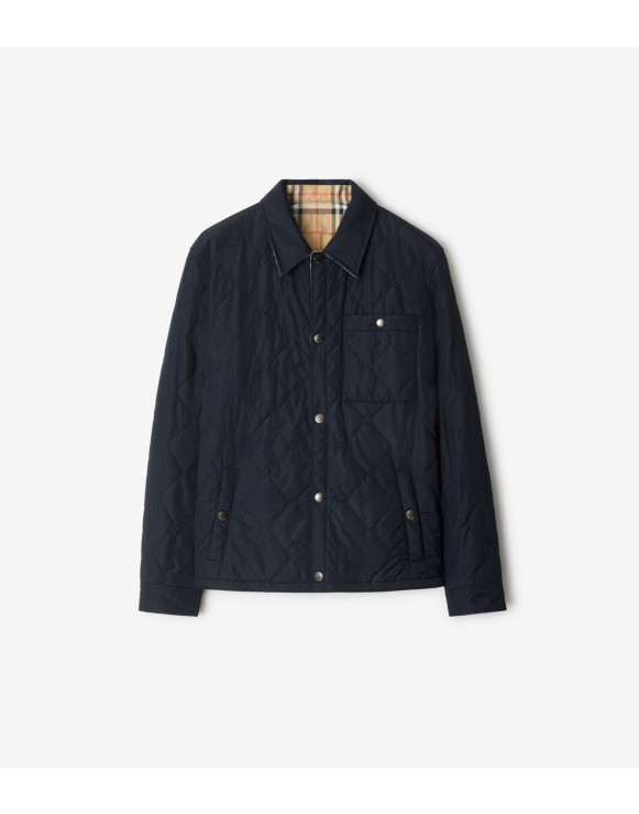 Reversible Quilted Nylon Overshirt