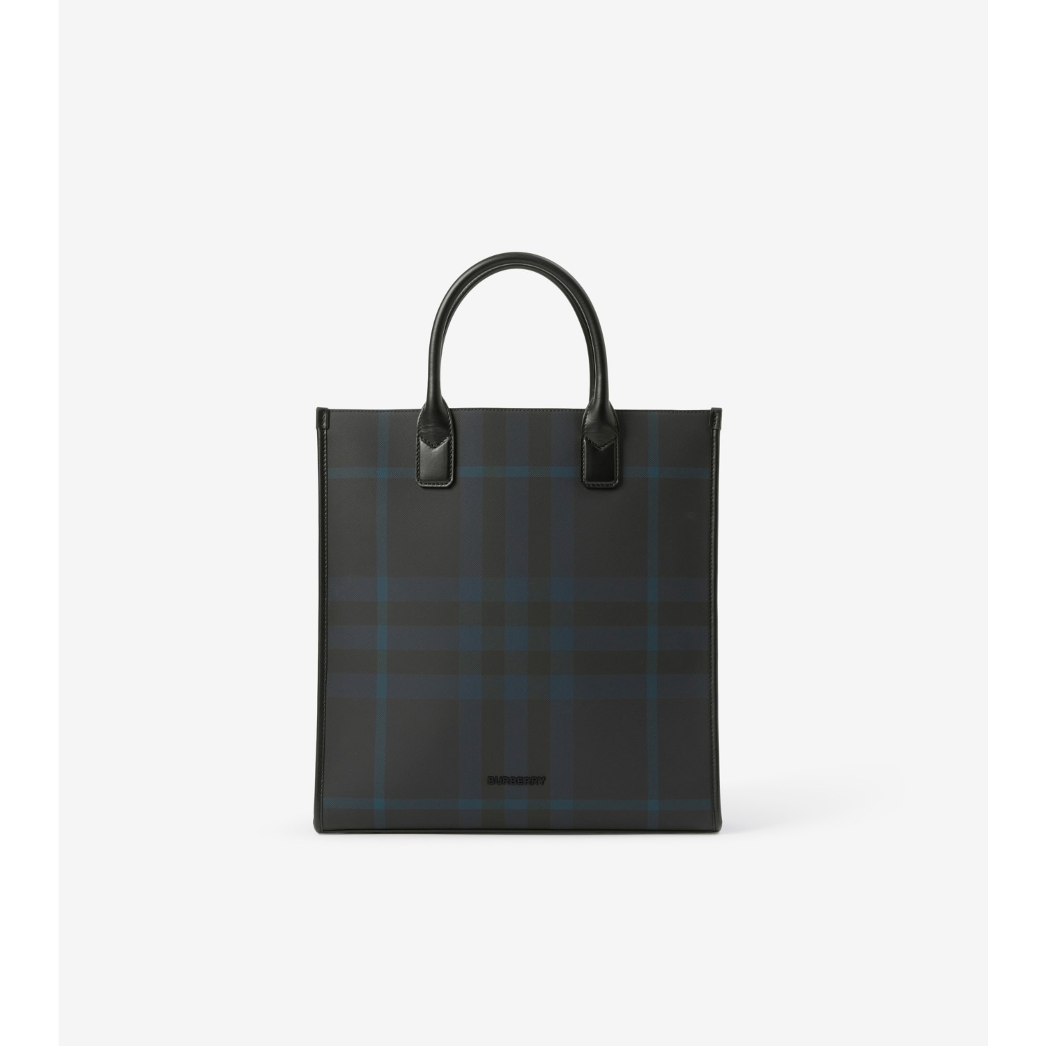 Slim Vertical Denny Tote in Navy - Men | Burberry® Official