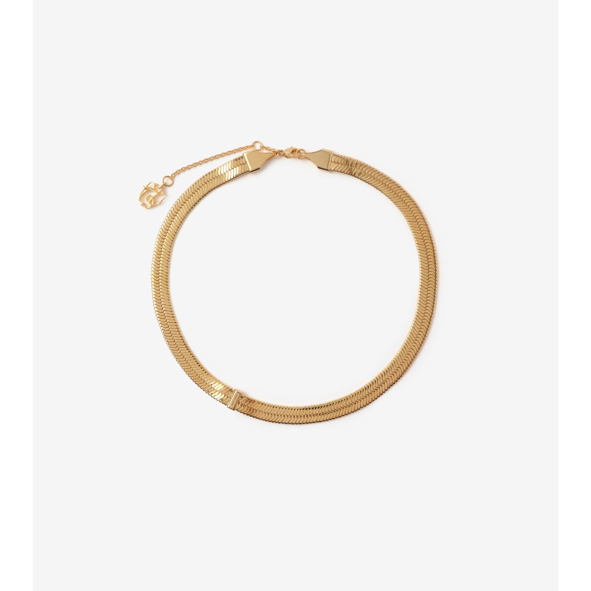  Check Engraved Necklace