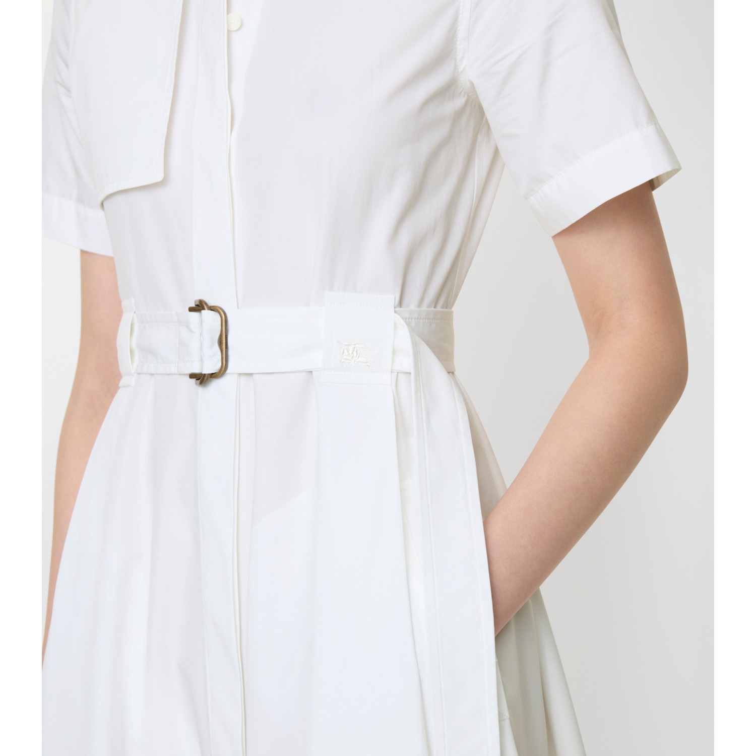 Cotton Poplin Shirt Dress - thumbnail 3