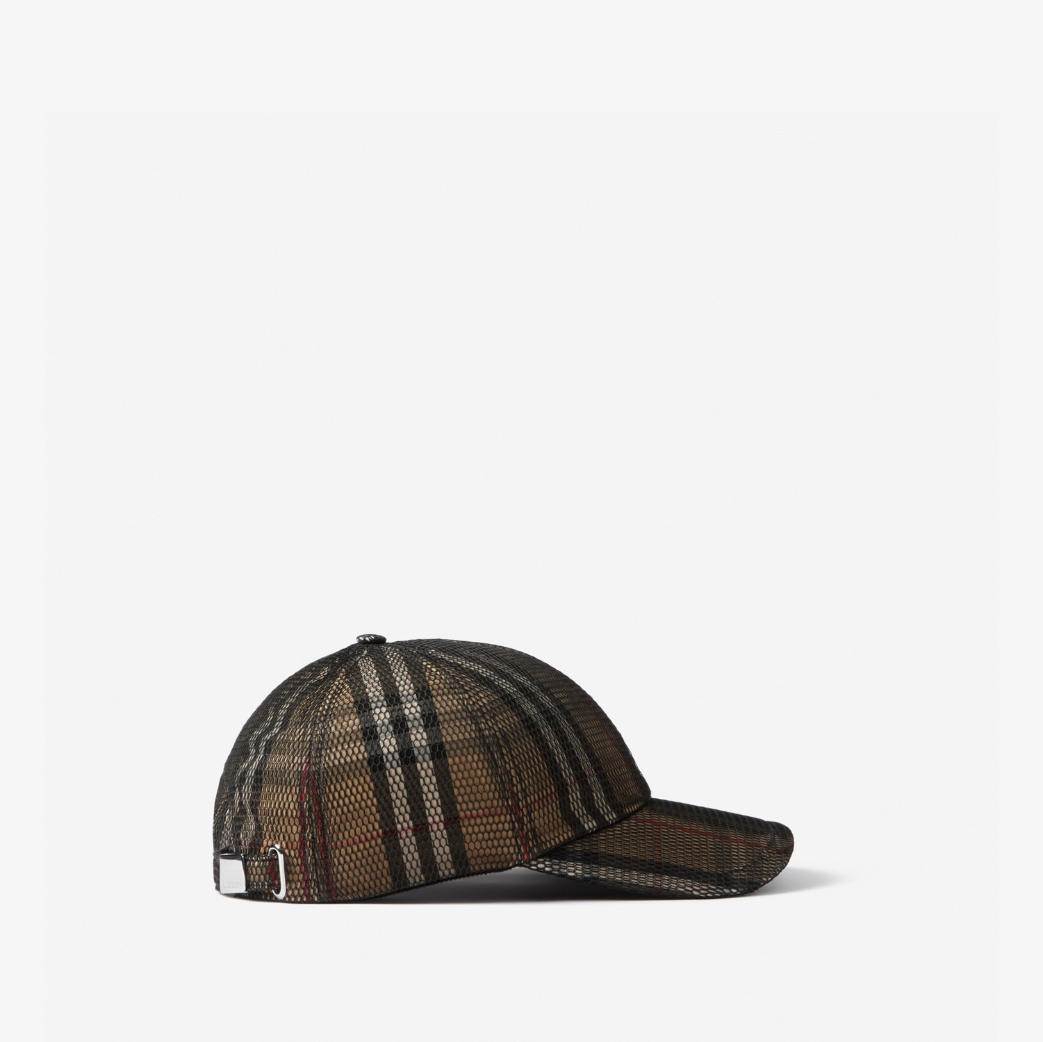 网眼格纹棒球帽 (典藏米色 / 黑色) | Burberry® 博柏利官网