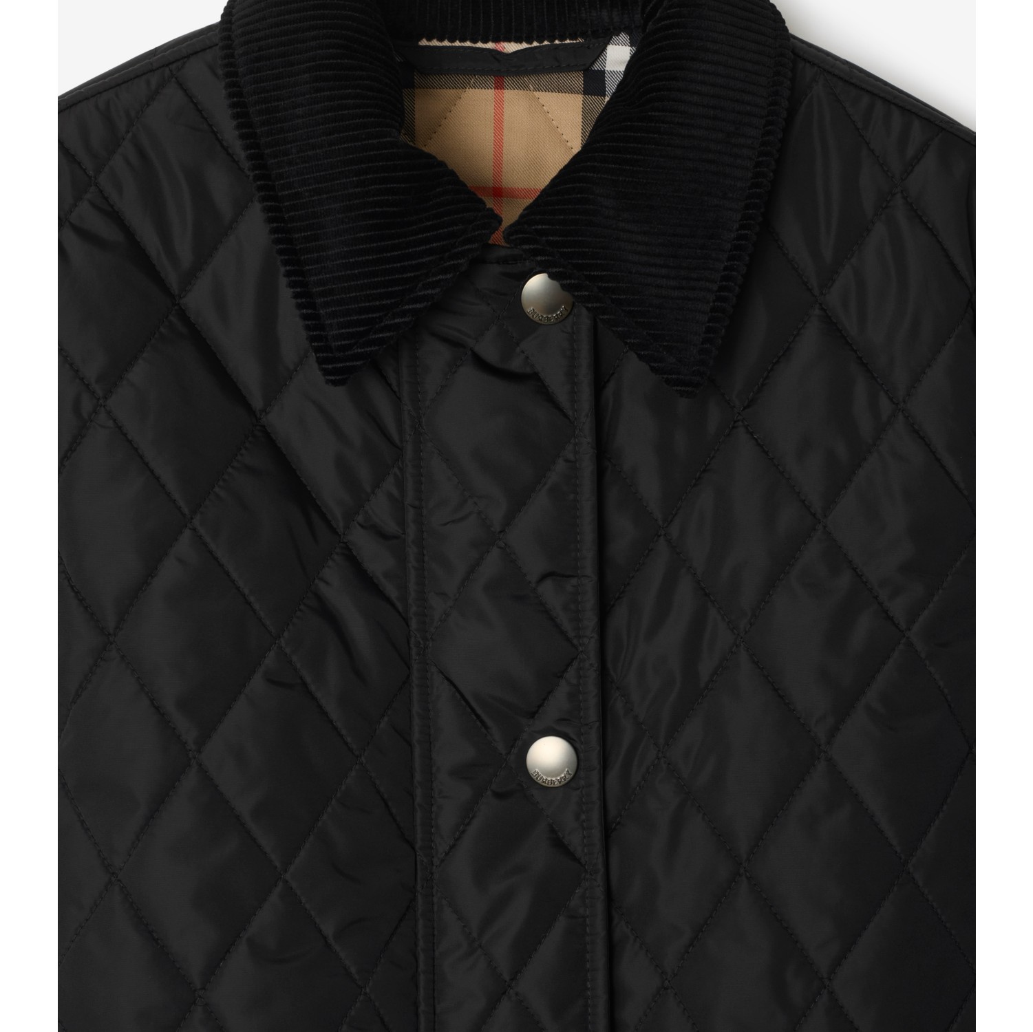 Giacca country in nylon trapuntato