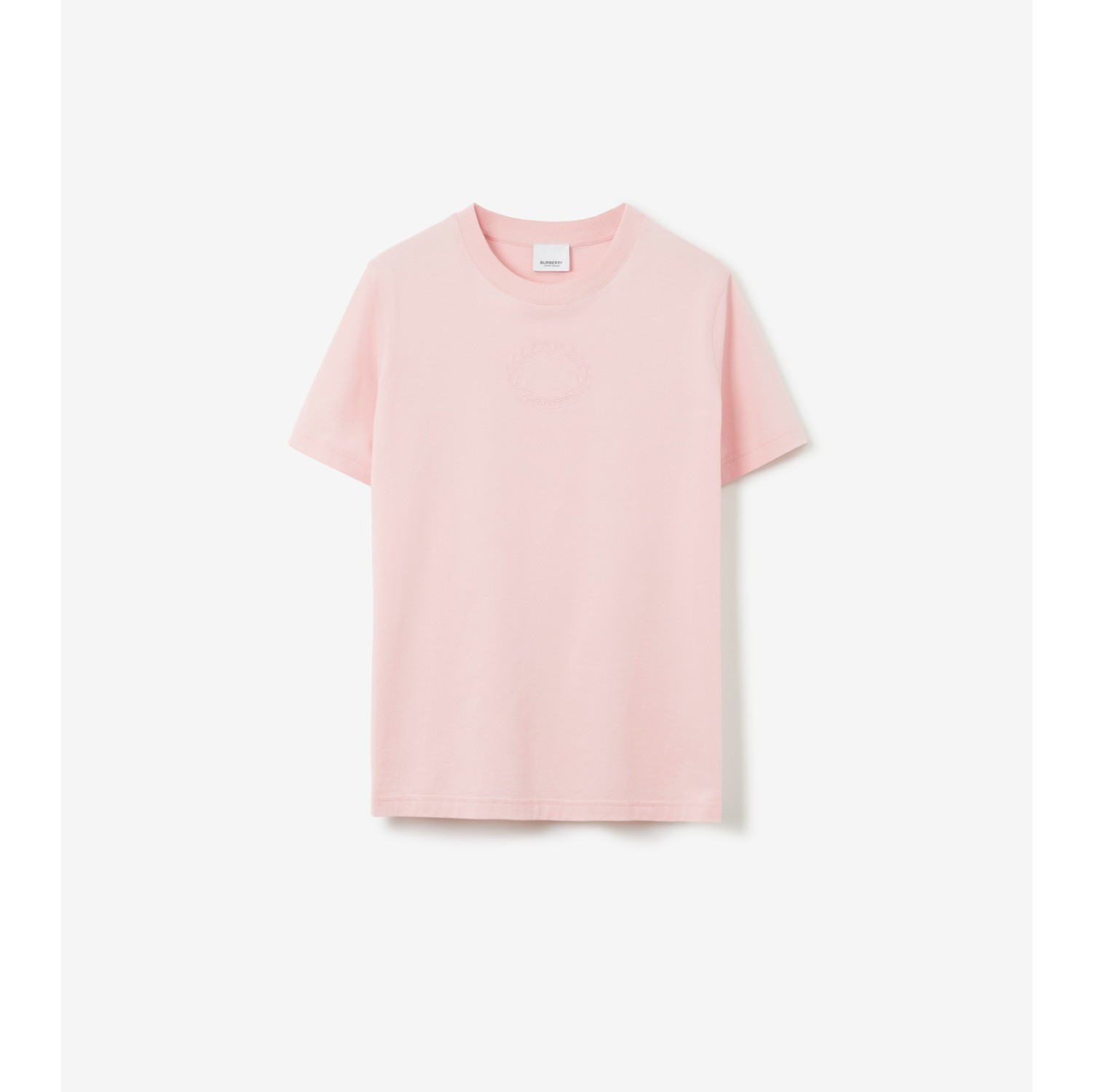 Cotton T-shirt in Soft blossom - Women | Burberry® Official