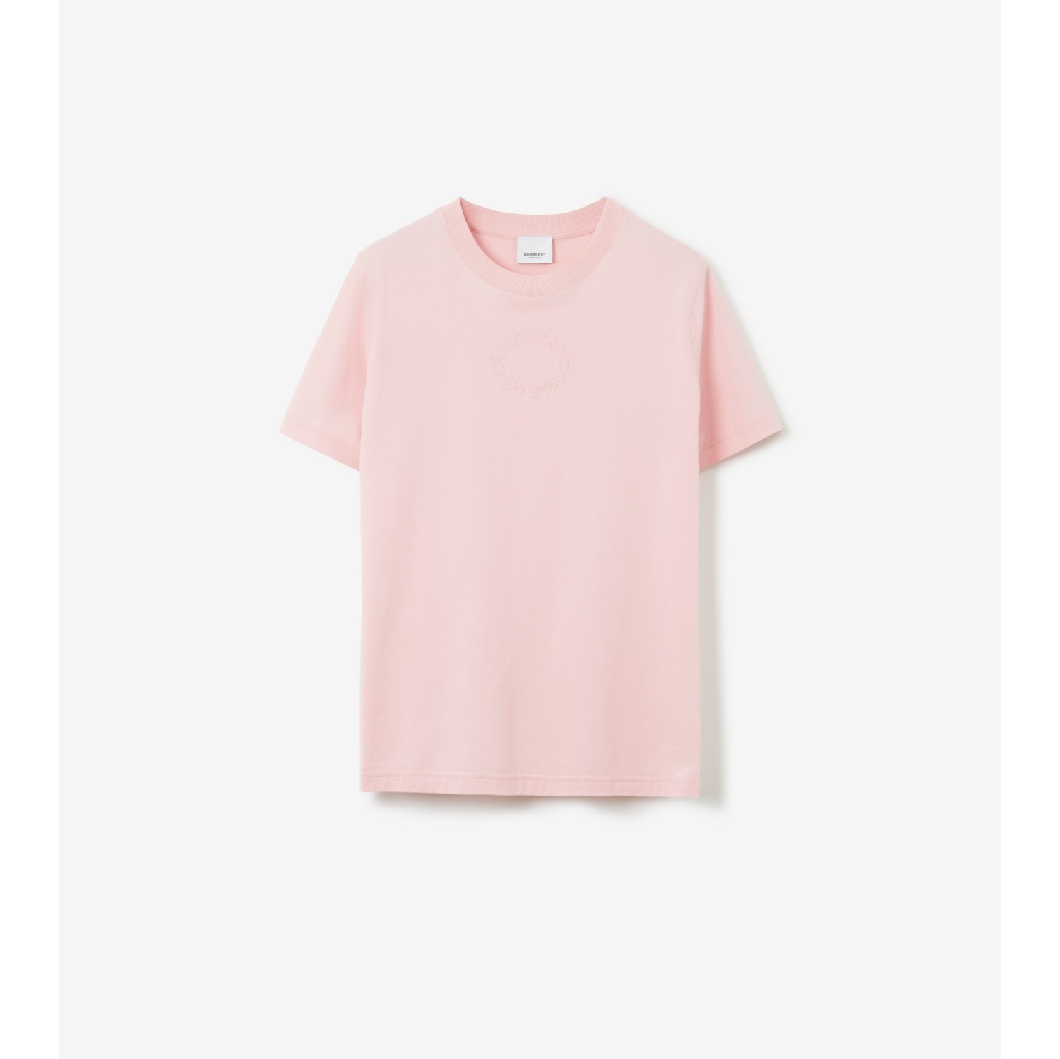 Cotton T shirt in Soft blossom Women Burberry Official