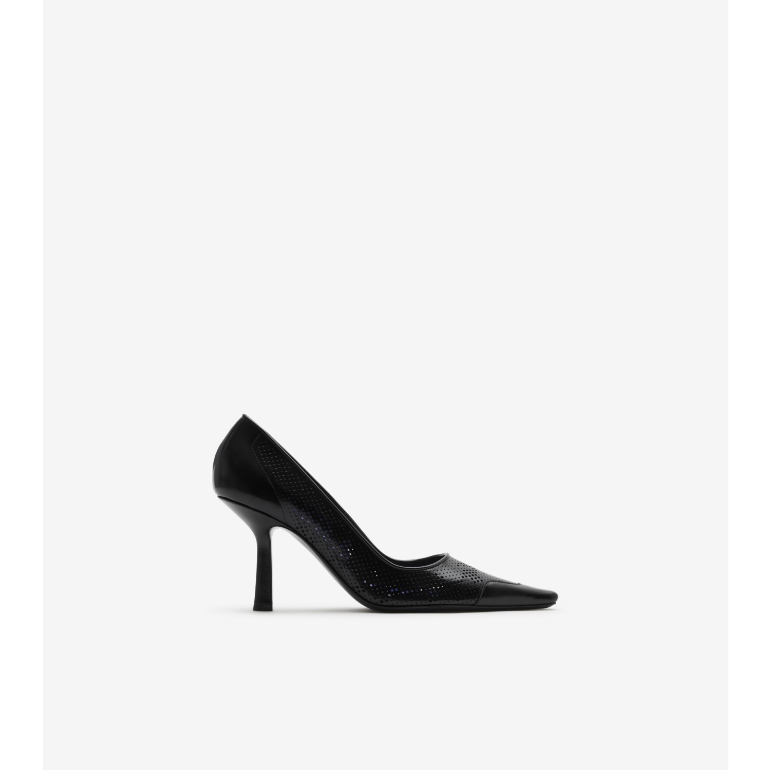 Leather Chisel Slingback Pumps​ in Black - Women | Burberry® Official