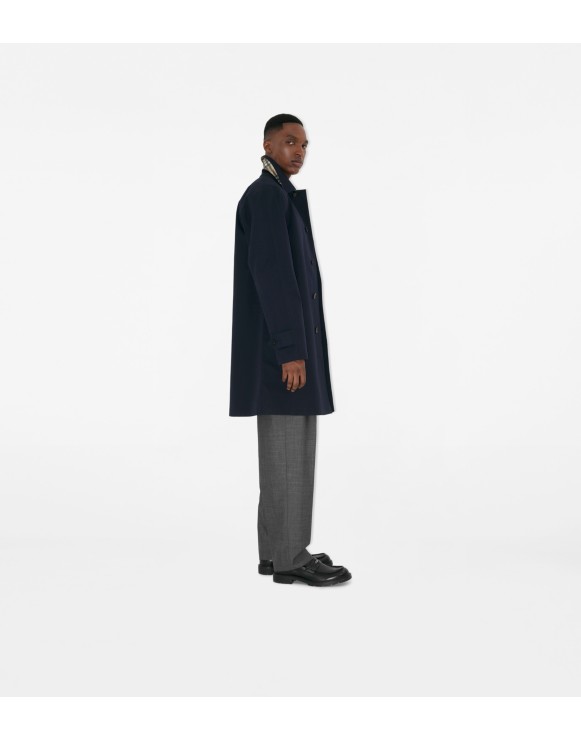 Mid-length Bonded Gabardine Car Coat