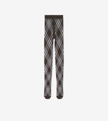 Burberry check-pattern wool stocking - Red