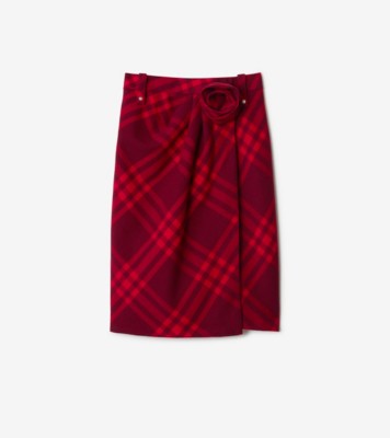 Burberry deals wrap skirt