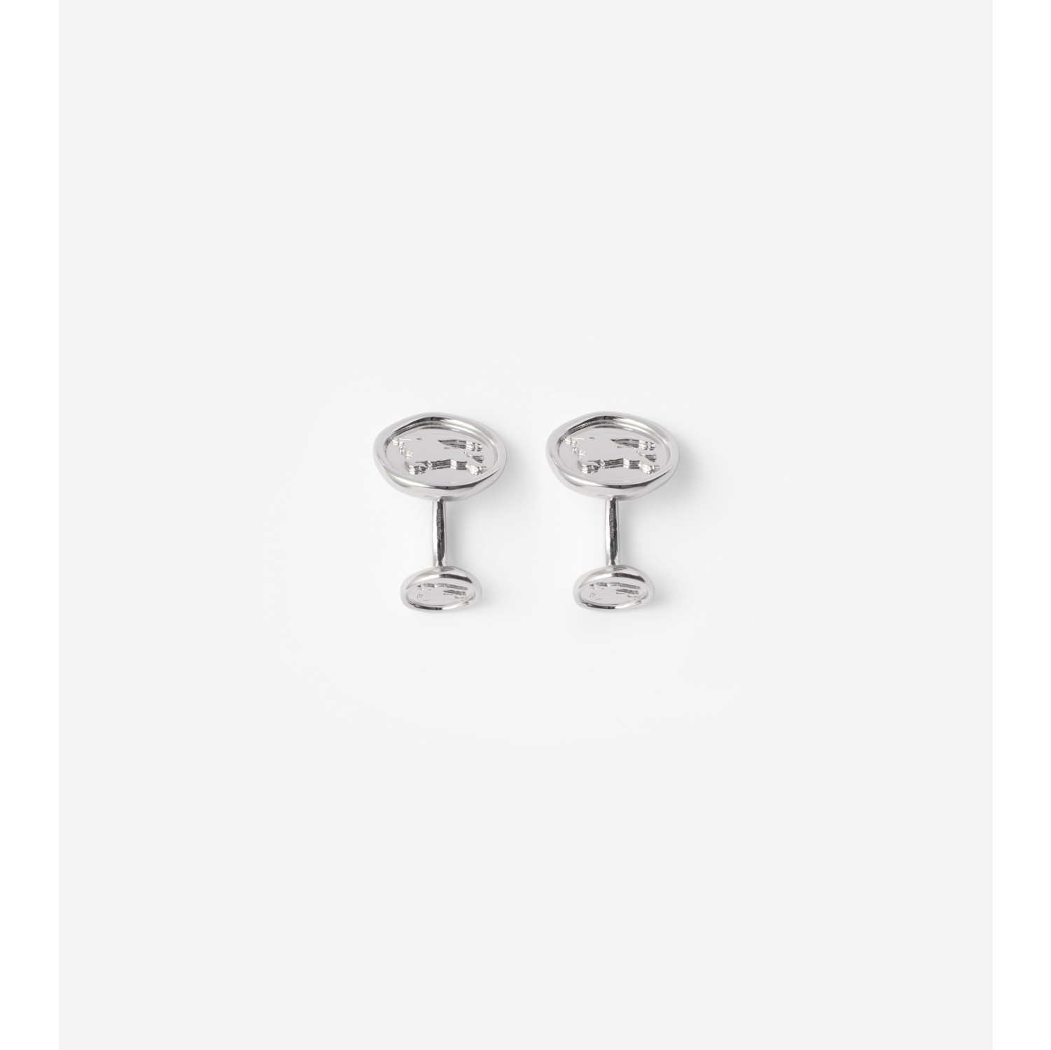 EKD Stamp Cufflinks in Silver Men Burberry Official