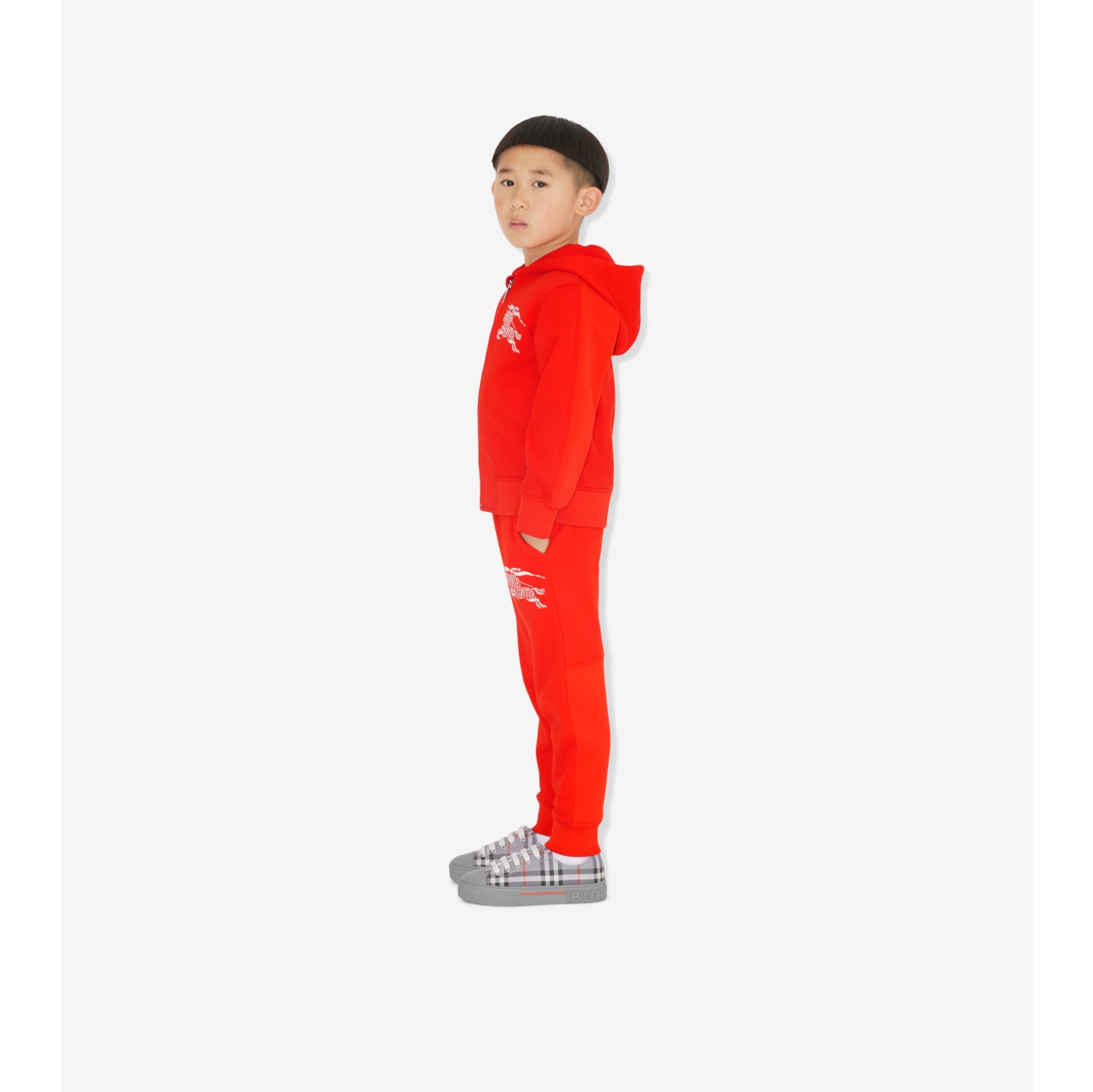 Burberry cheap orange tracksuit