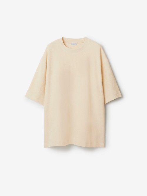 Burberry Cotton Towell In Neutral