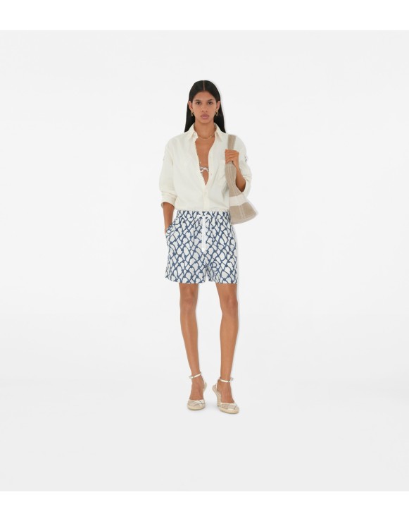Knot Silk Shorts