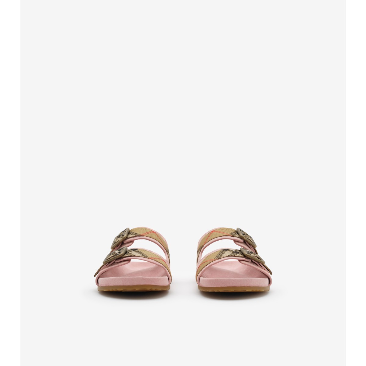  Check Suede Urchin Sandals