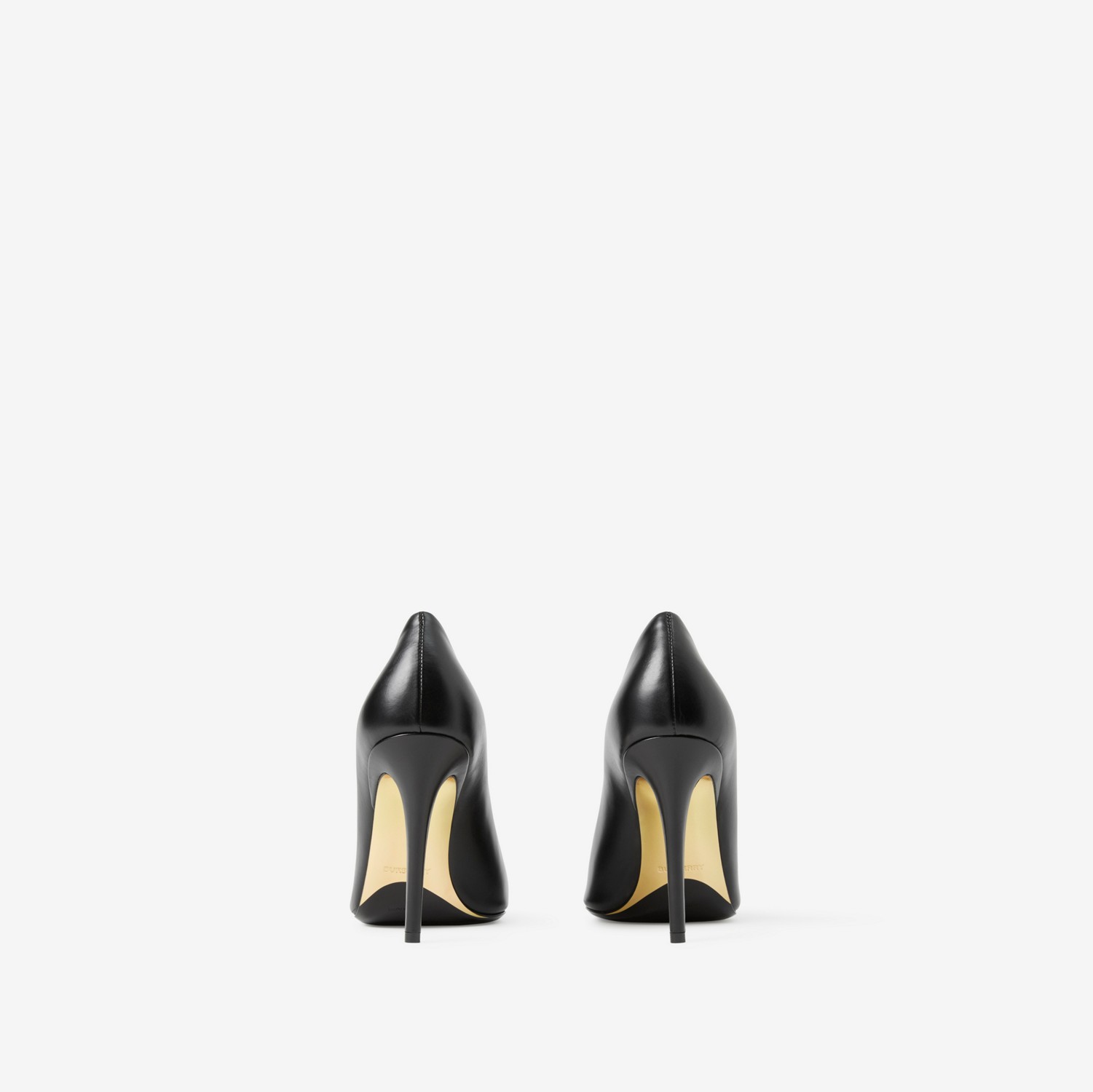 Leather Point-toe Pumps in Black - Women | Burberry® Official