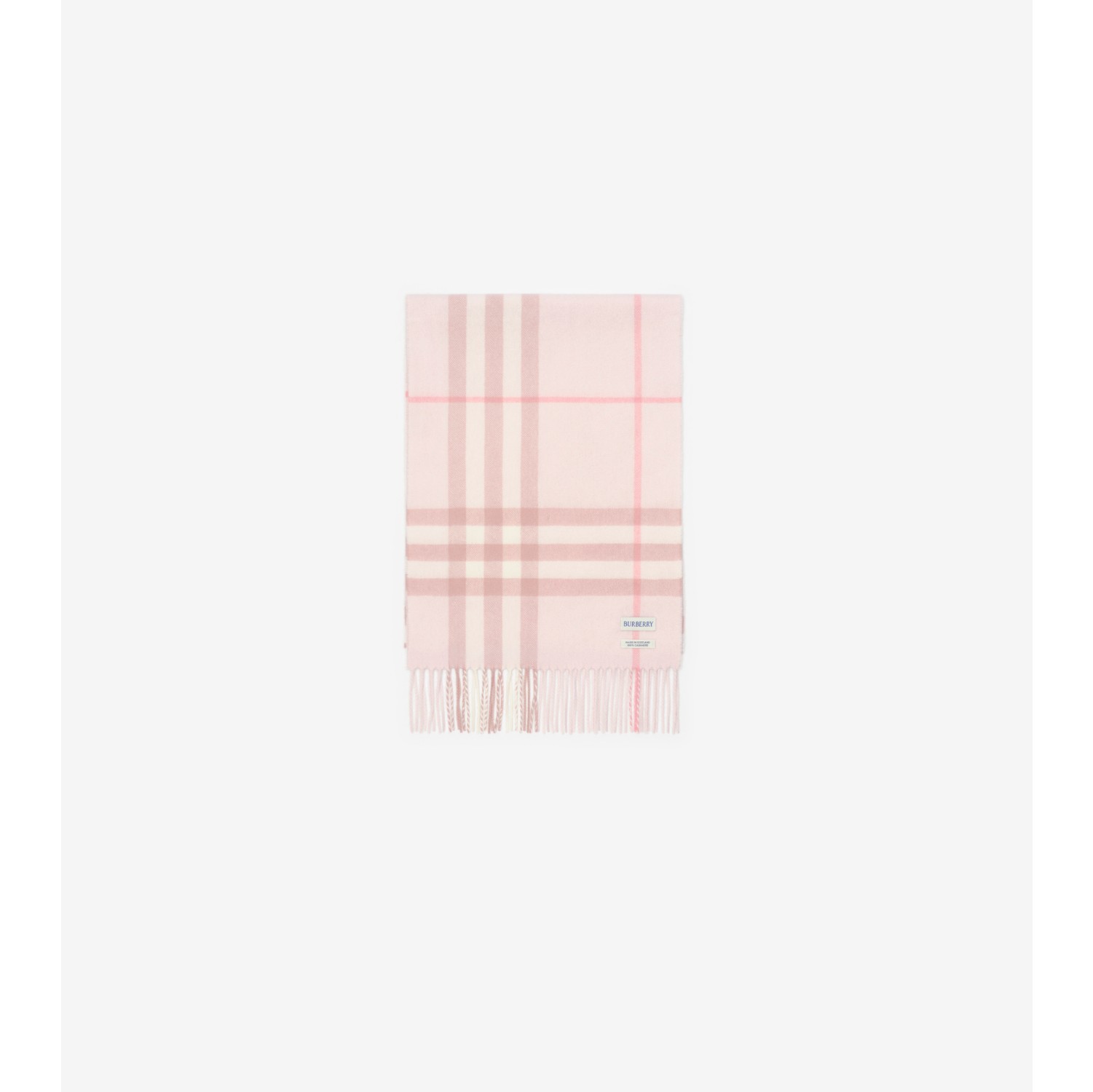 Check Cashmere Scarf