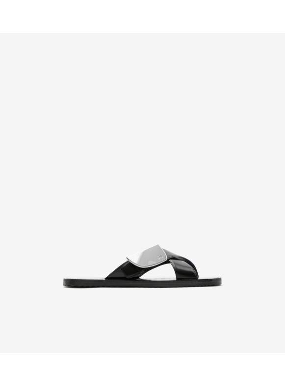 Burberry sandals mens sales grey