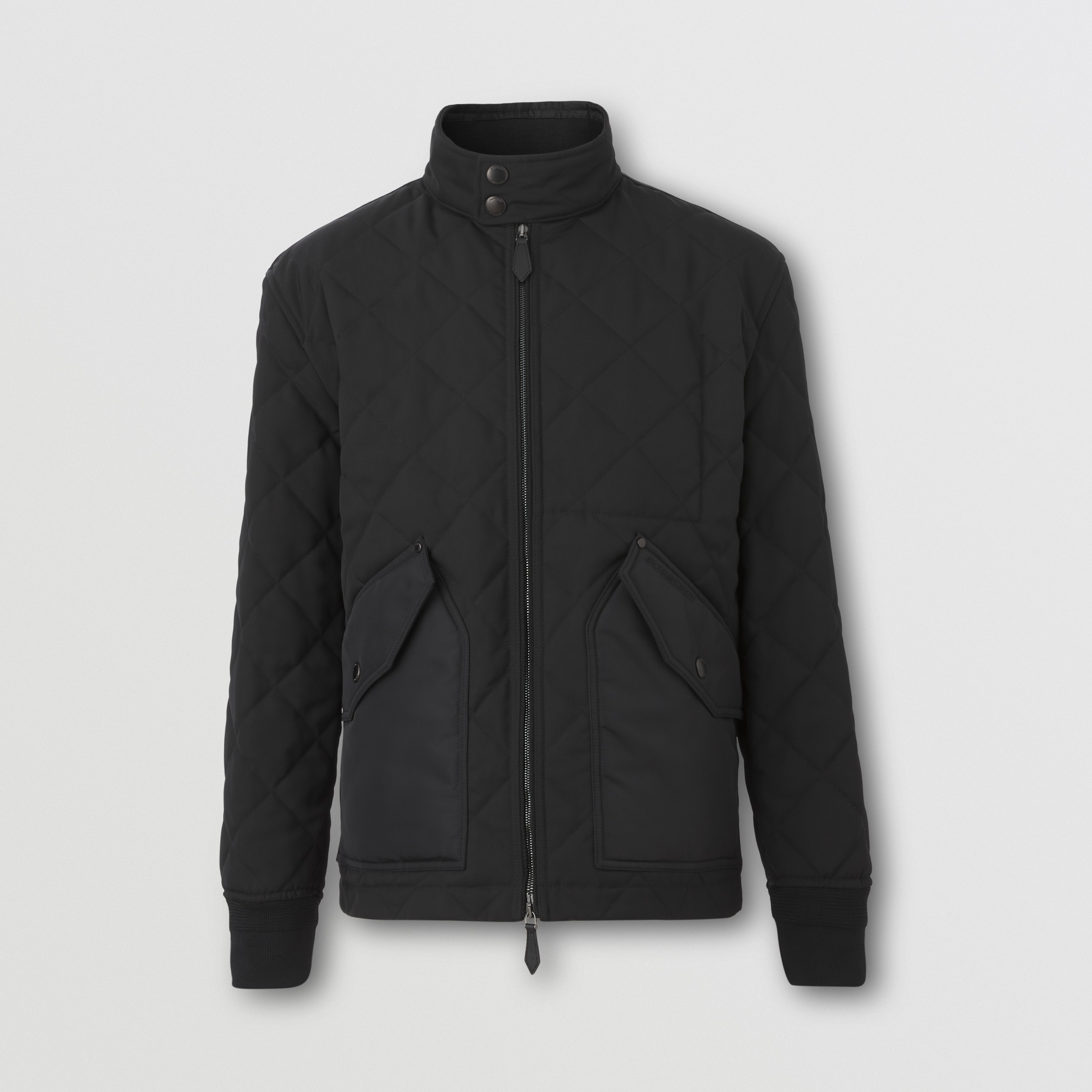 Diamond Quilted Thermoregulated Jacket in Black - Men | Burberry® Official - 4