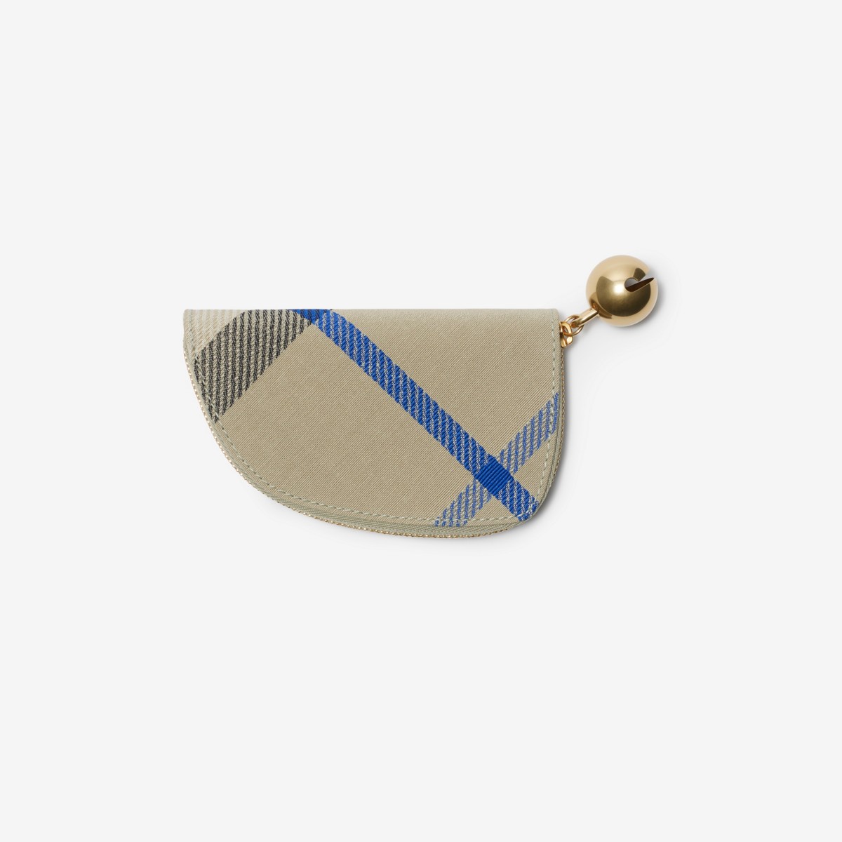 Burberry Shield Coin Pouch In Neutral