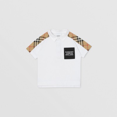 burberry white collar shirt