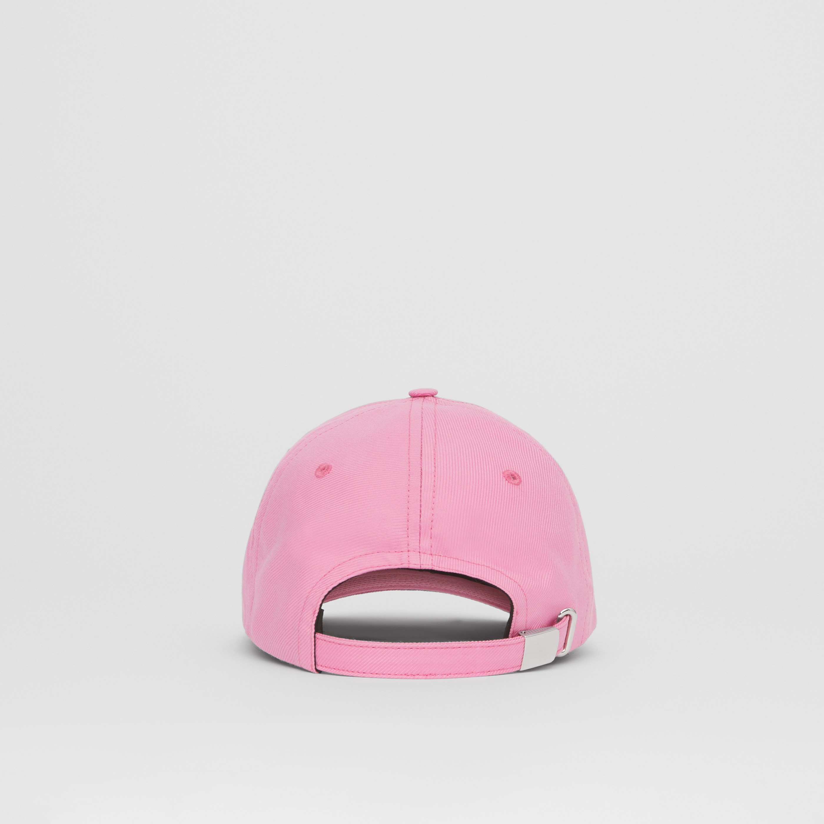 Horseferry Motif Cotton Twill Baseball Cap In Primrose Pink Burberry